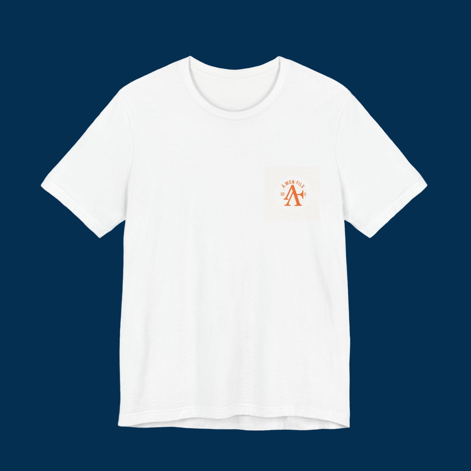 T-shirt avec LOGO: à Mon Fils.  à manches courtes en jersey